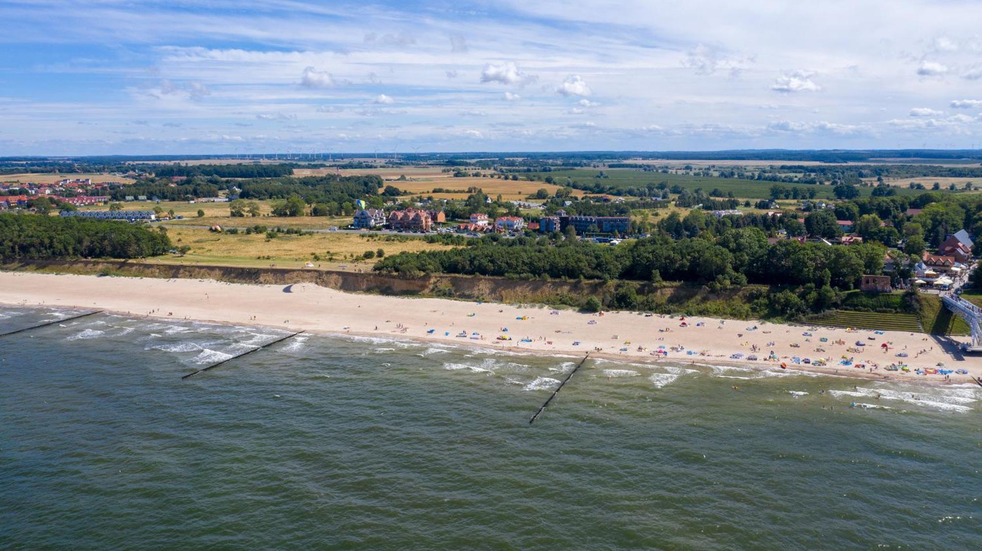 Aparthouse Cliff By Orka 150 M Beach And Sea Trzęsacz Kültér fotó